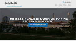 Desktop Screenshot of partybusdurham.com