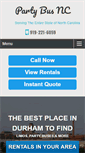 Mobile Screenshot of partybusdurham.com